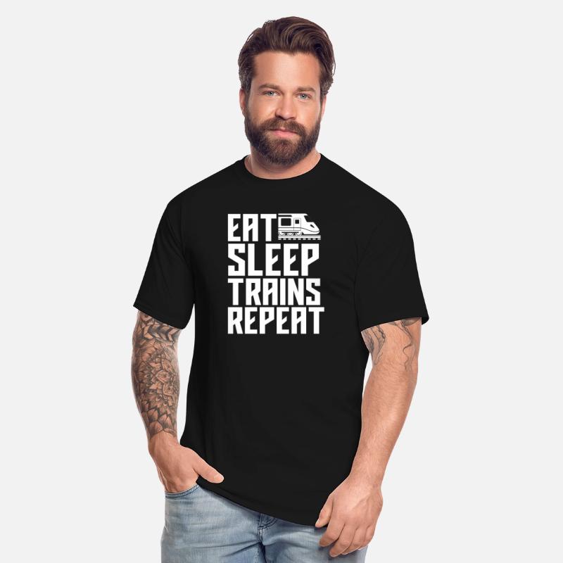 Eat Sleep Trains Funny Train Gift