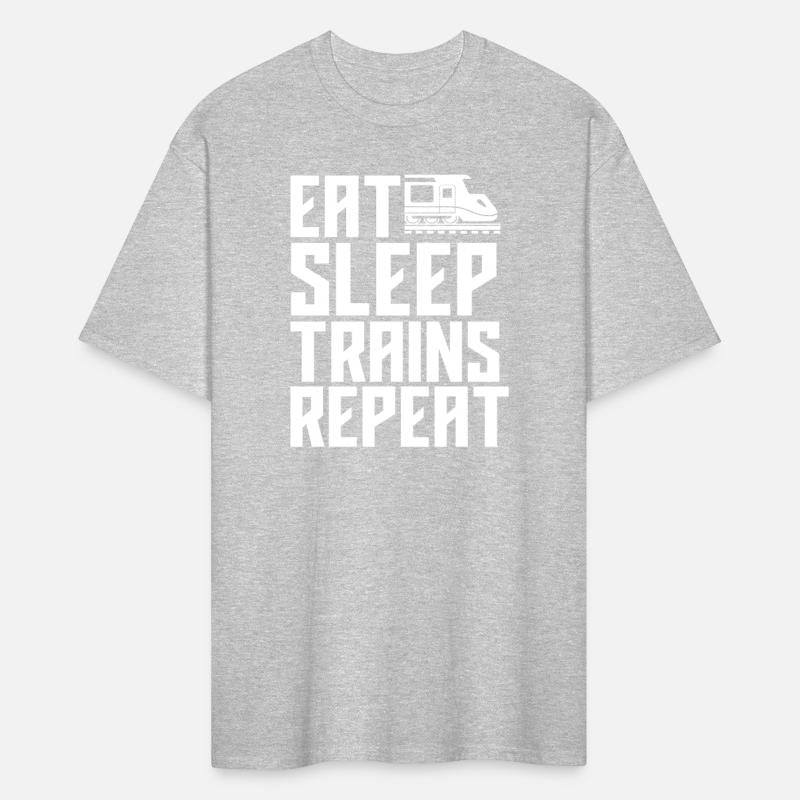 Eat Sleep Trains Funny Train Gift