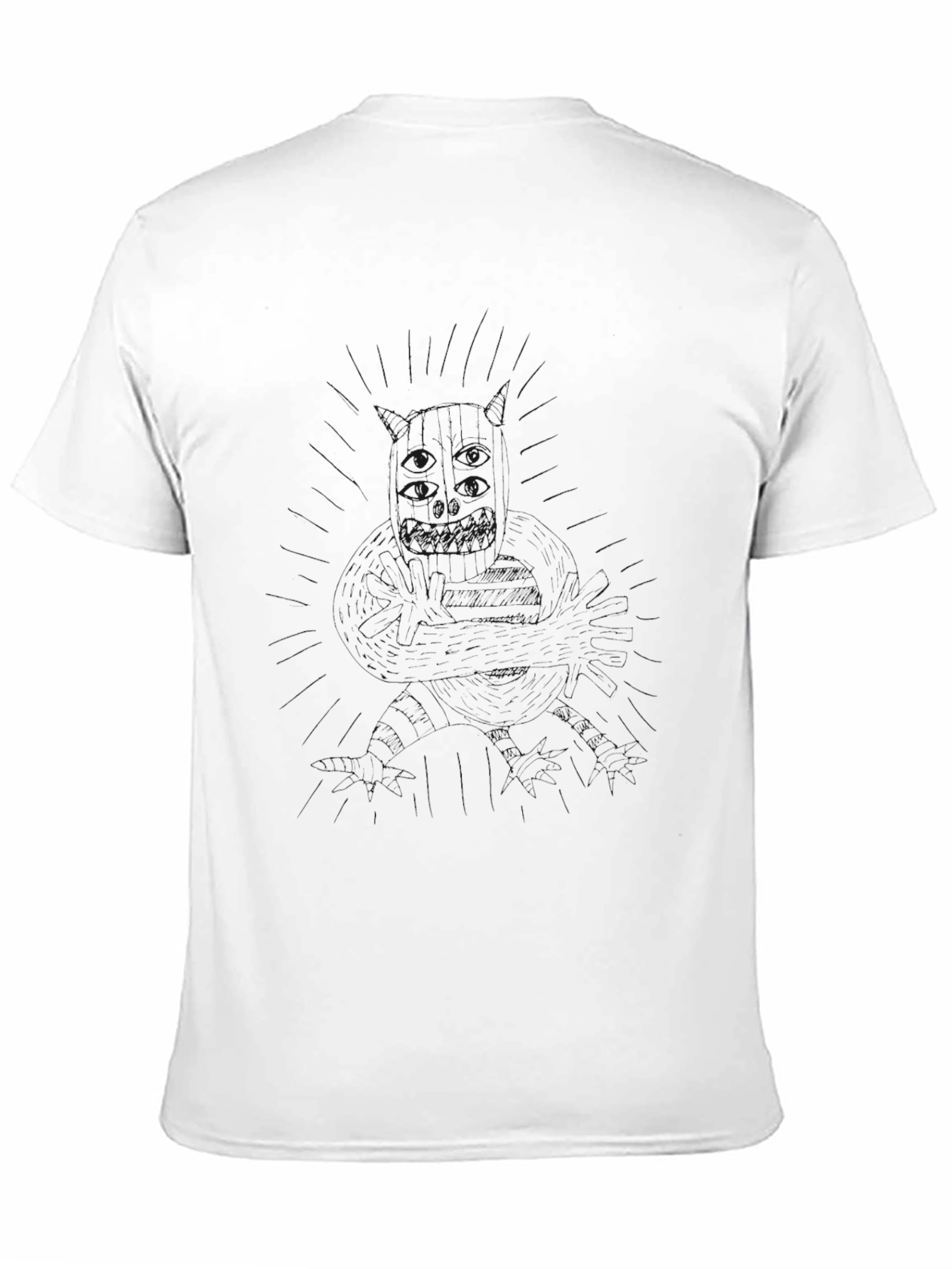 Mens Black Crew Neck T-Shirt