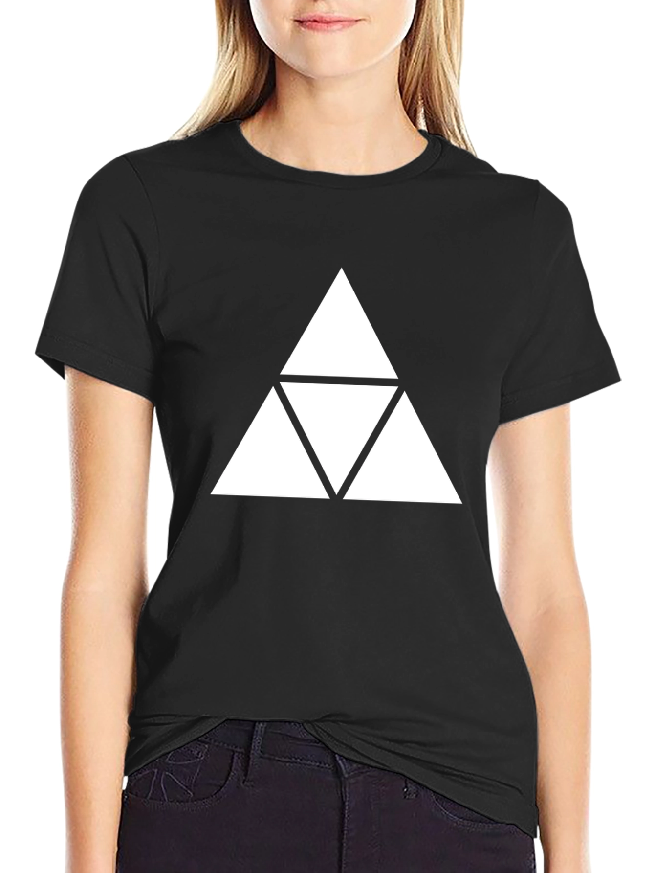 Triforce Graphic Tee - Black Zelda Inspired Shirt