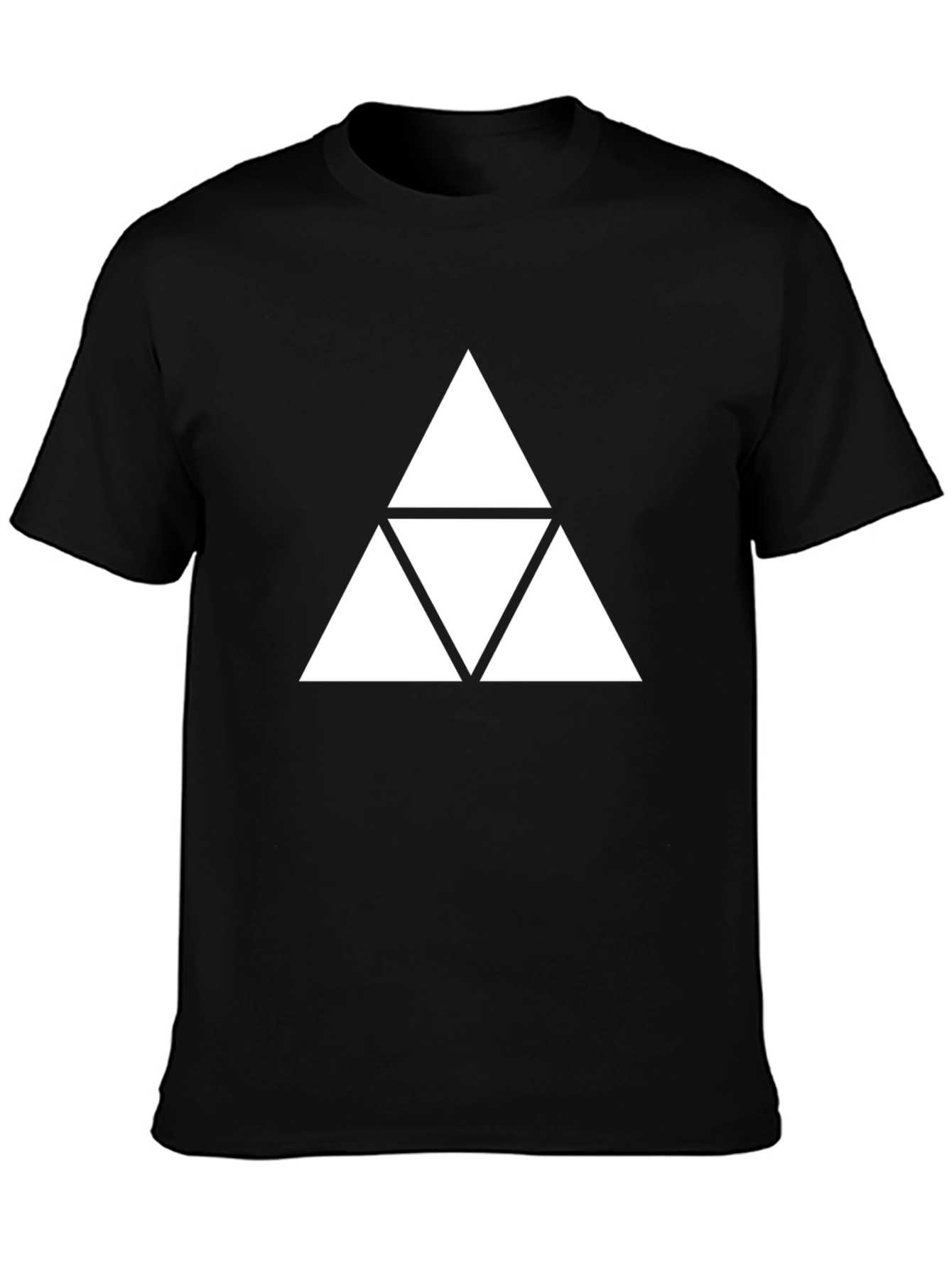 Triforce Graphic Tee - Black Zelda Inspired Shirt