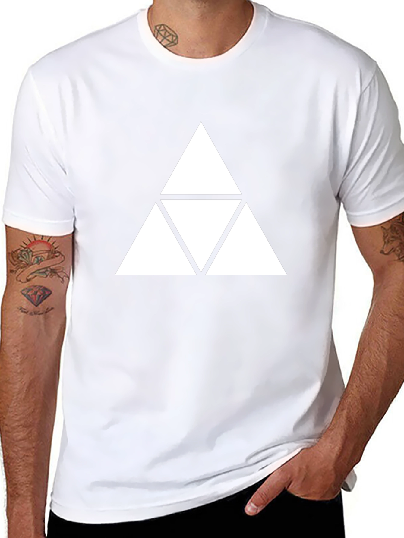 Triforce Graphic Tee - Black Zelda Inspired Shirt