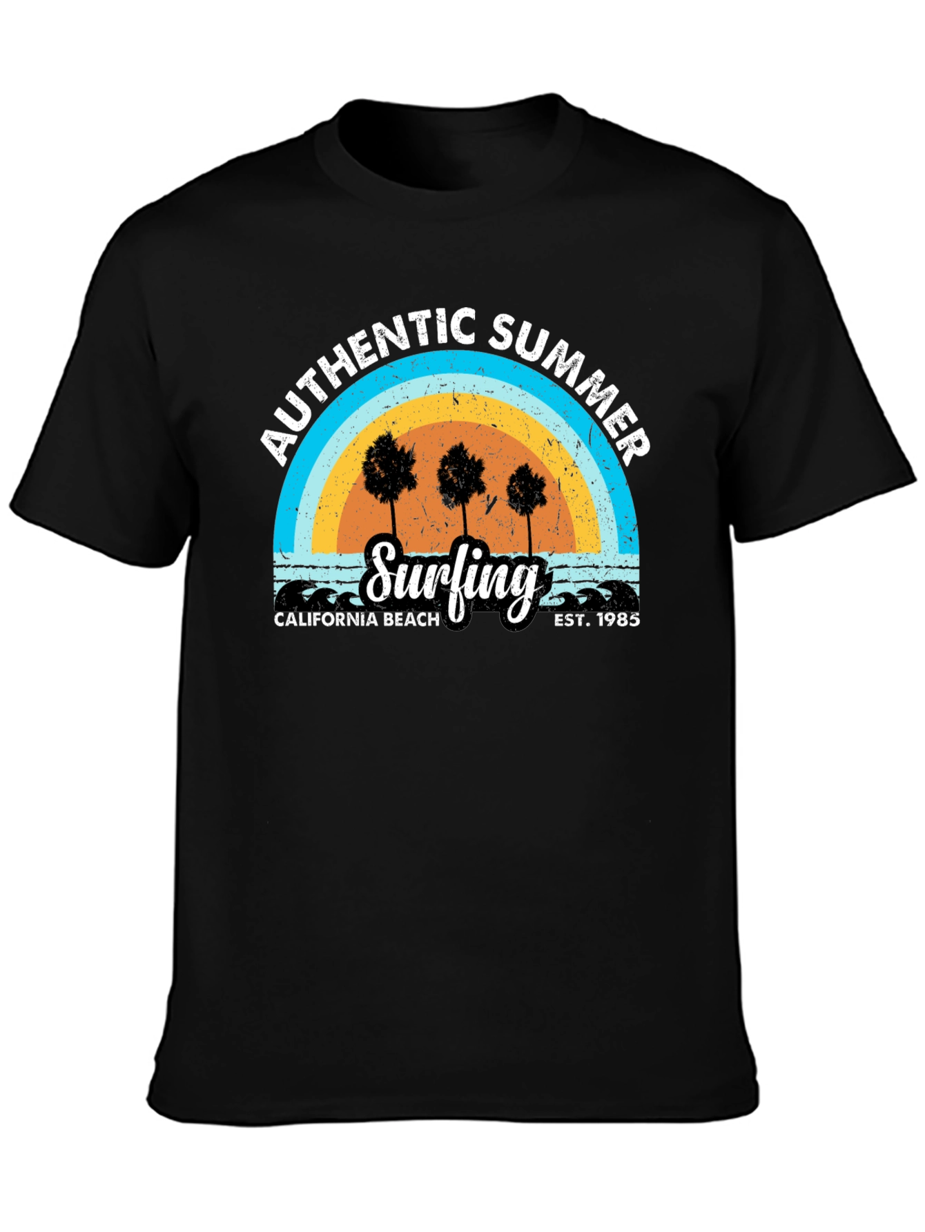Authentic Summer Surfing T-Shirt
