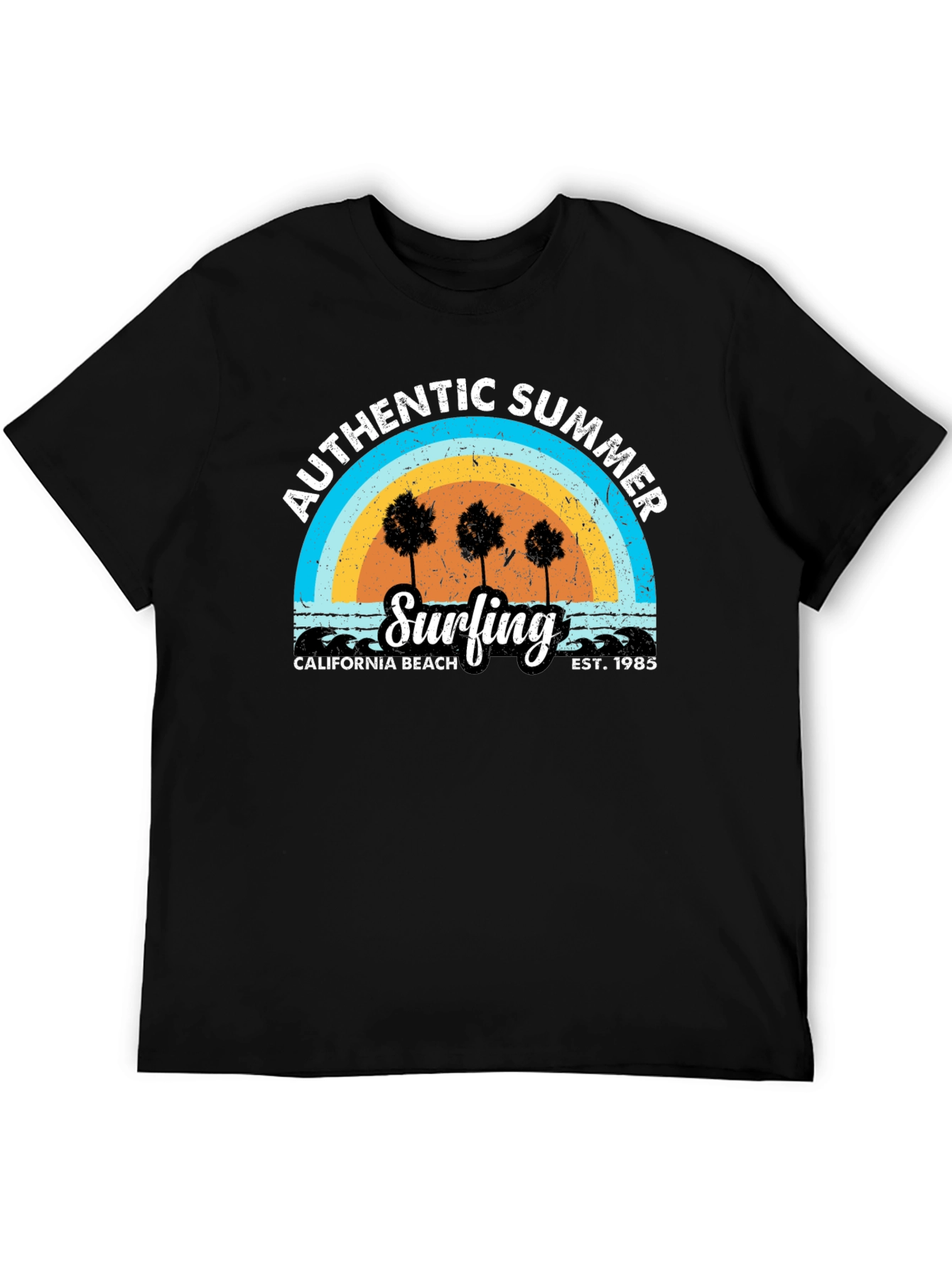 Authentic Summer Surfing T-Shirt