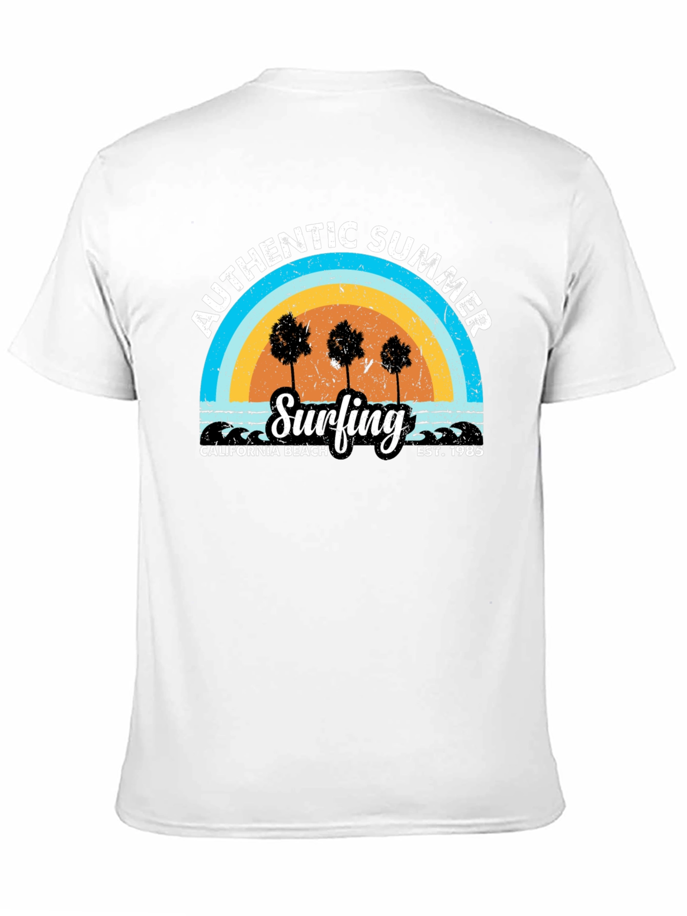 Authentic Summer Surfing T-Shirt