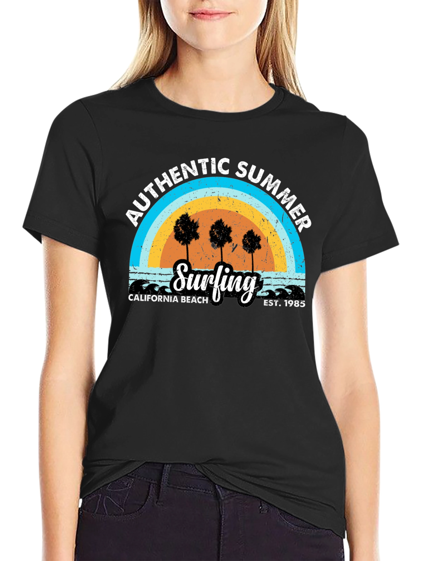 Authentic Summer Surfing T-Shirt