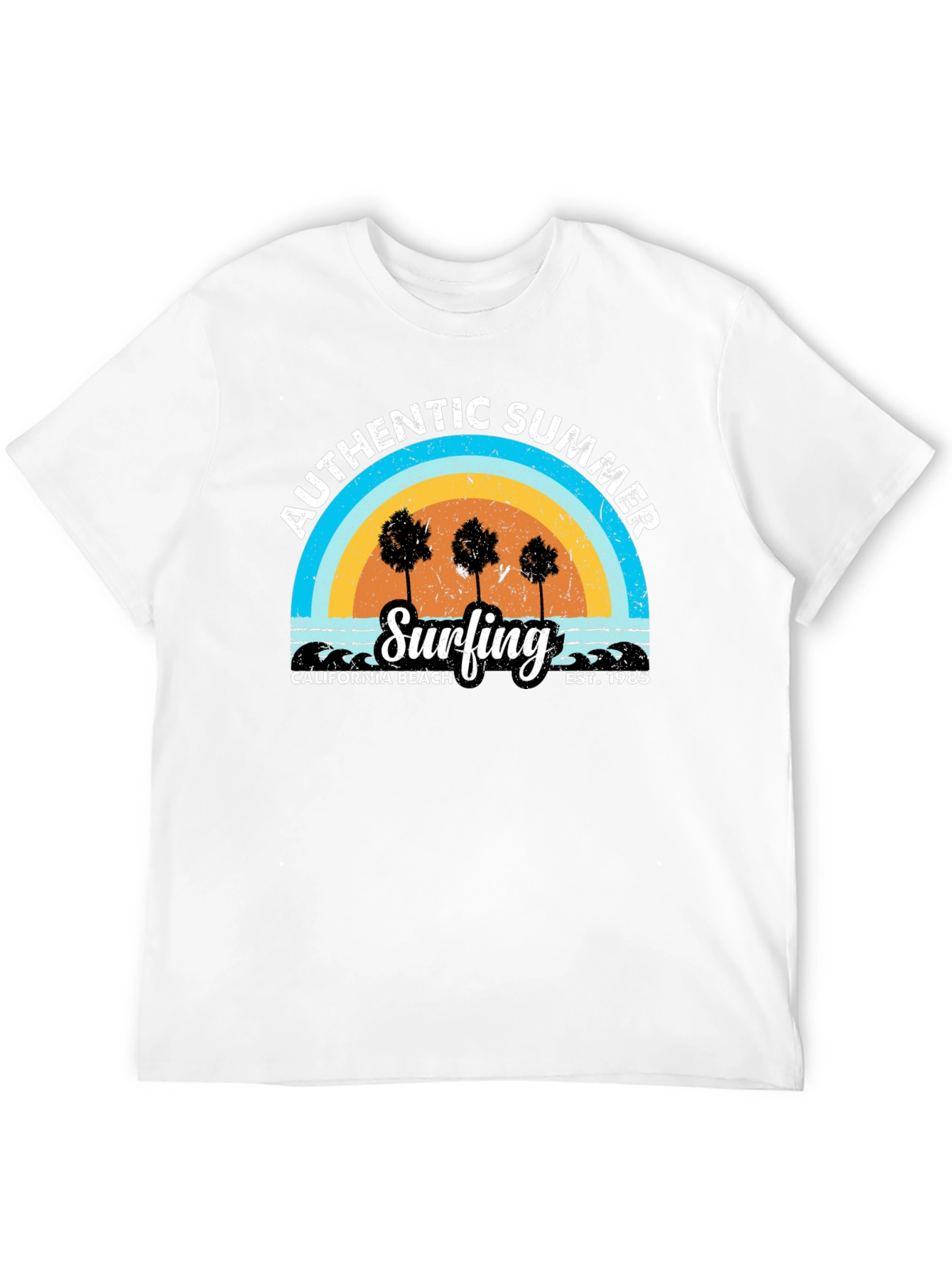 Authentic Summer Surfing T-Shirt