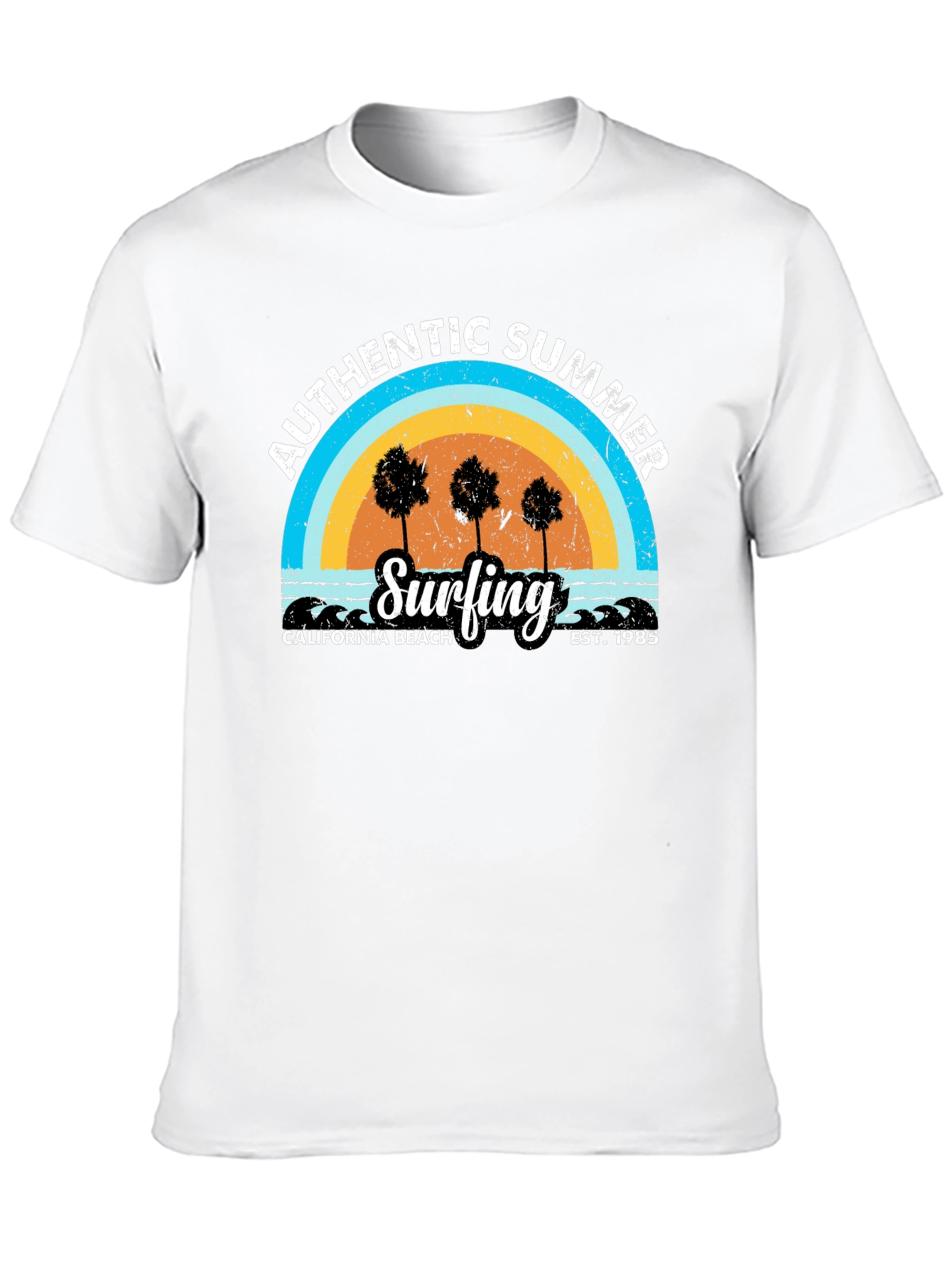 Authentic Summer Surfing T-Shirt