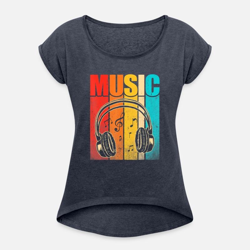 Electronic Music Lover DJ Vintage Headphones