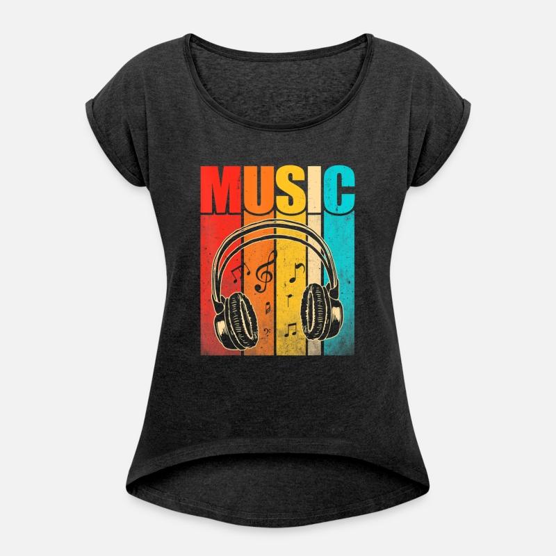 Electronic Music Lover DJ Vintage Headphones