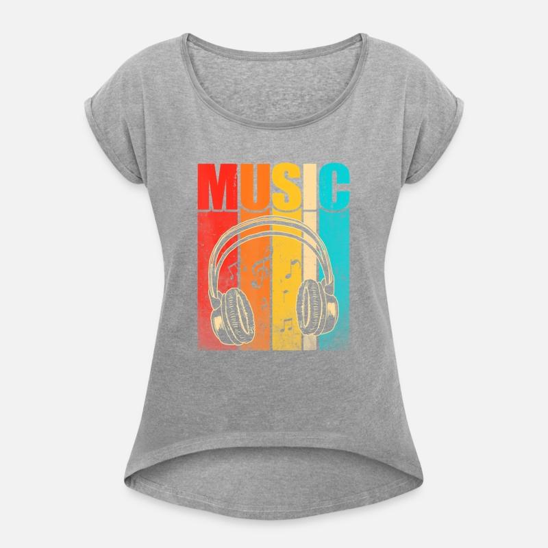 Electronic Music Lover DJ Vintage Headphones
