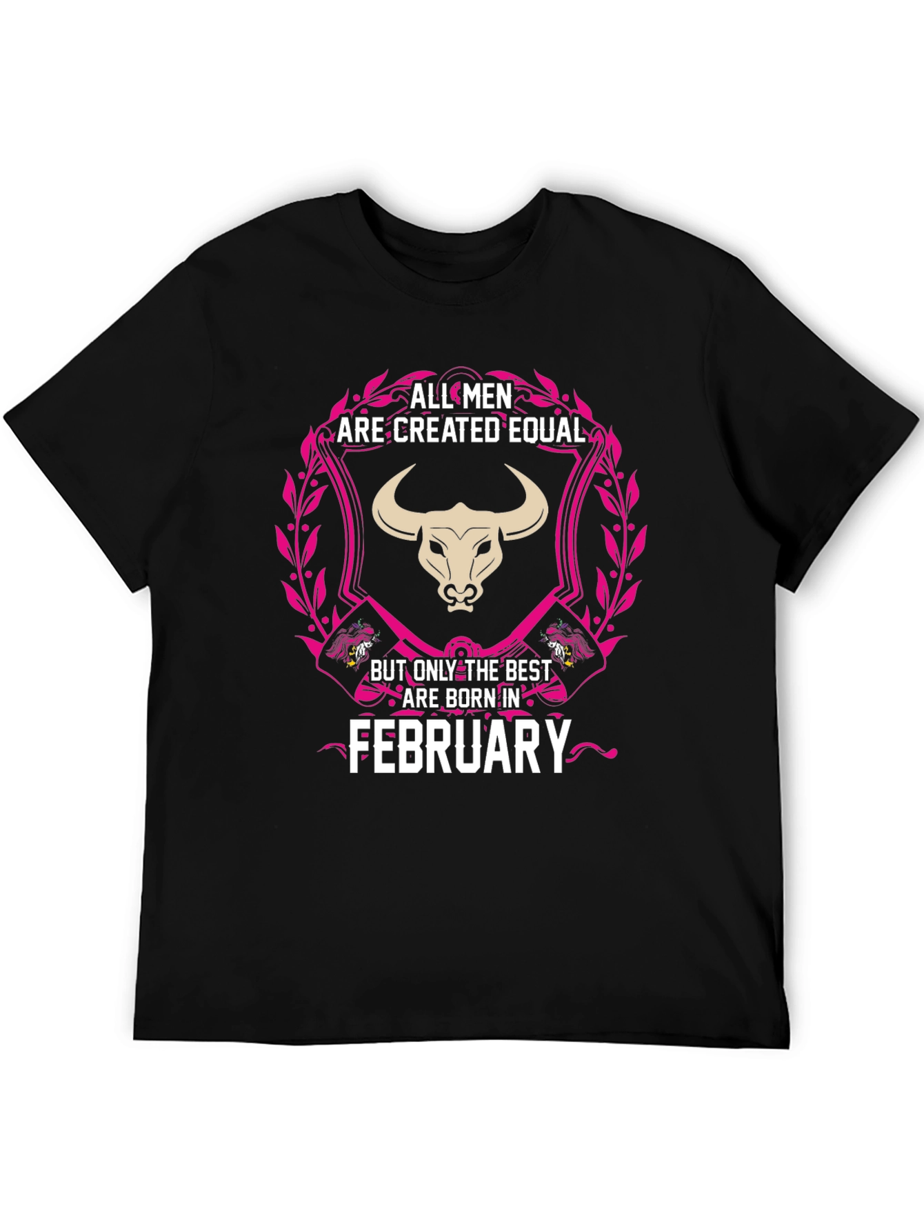 All Men Are Created Equal February Birthday T-Shirt