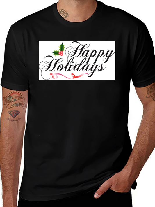 Happy Holidays T-Shirt: Festive & Stylish!