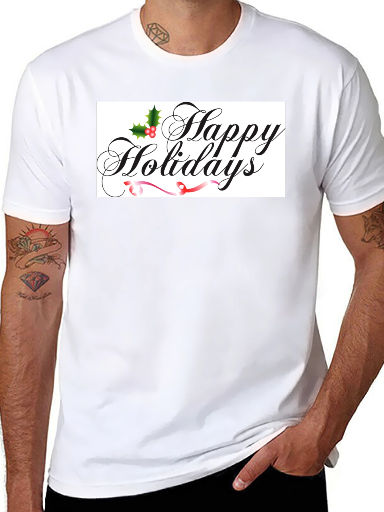 Happy Holidays T-Shirt: Festive & Stylish!