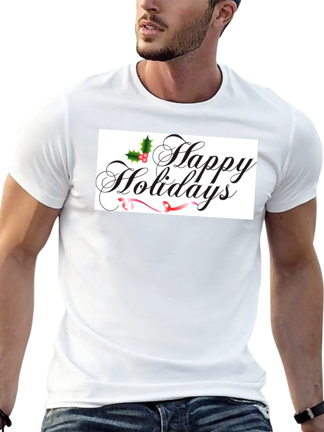 Happy Holidays T-Shirt: Festive & Stylish!