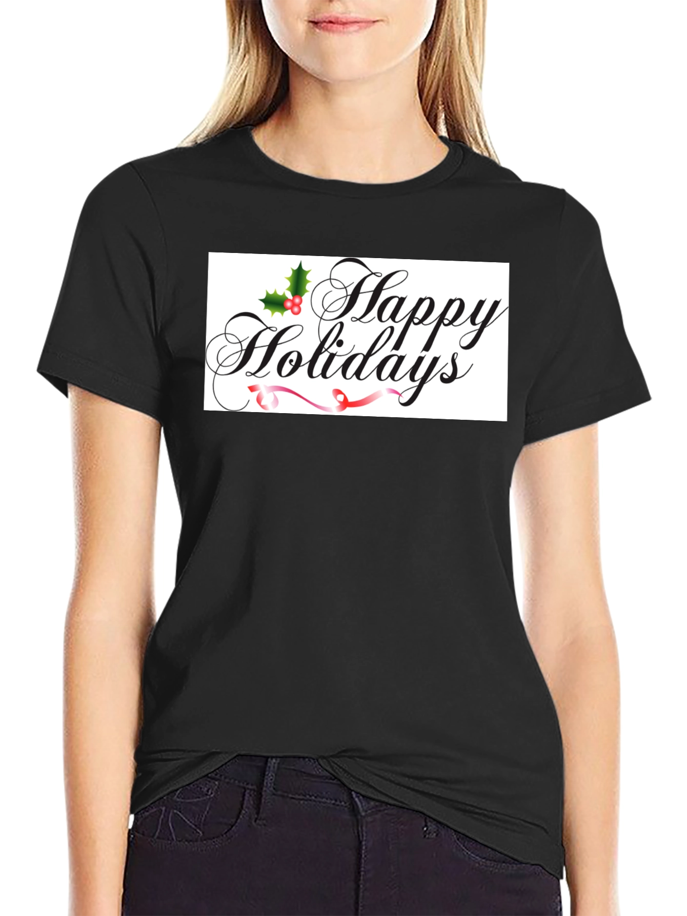 Happy Holidays T-Shirt: Festive & Stylish!