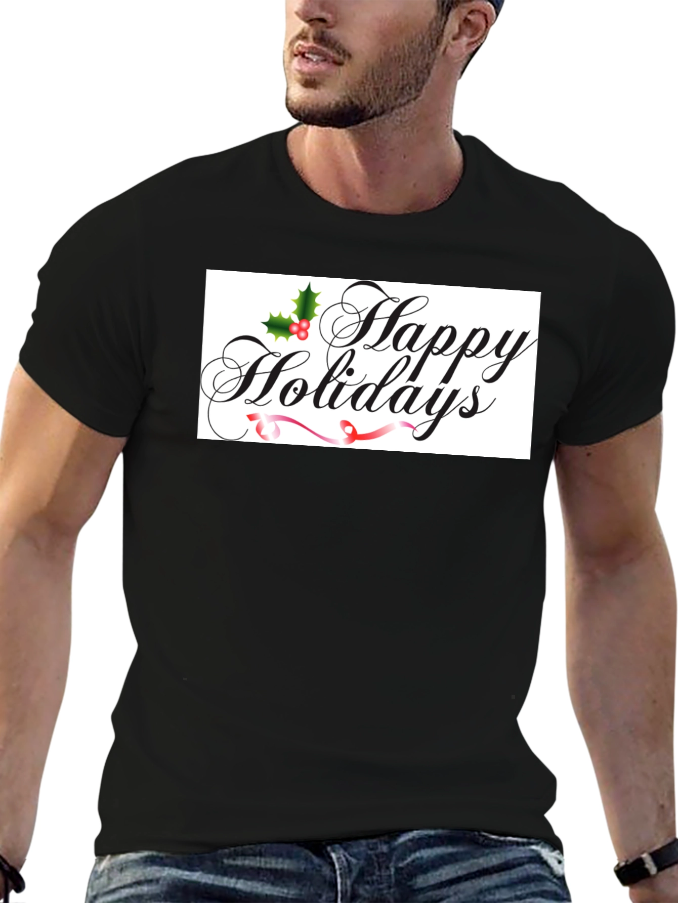 Happy Holidays T-Shirt: Festive & Stylish!