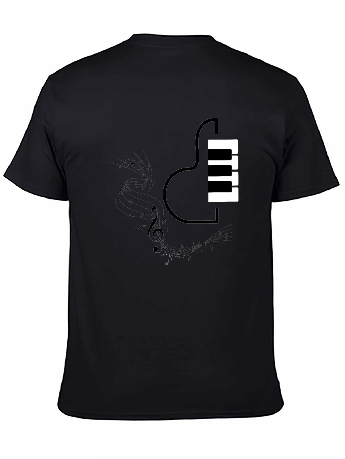 Piano Guitar Fusion T-Shirt - Music Lovers Tee