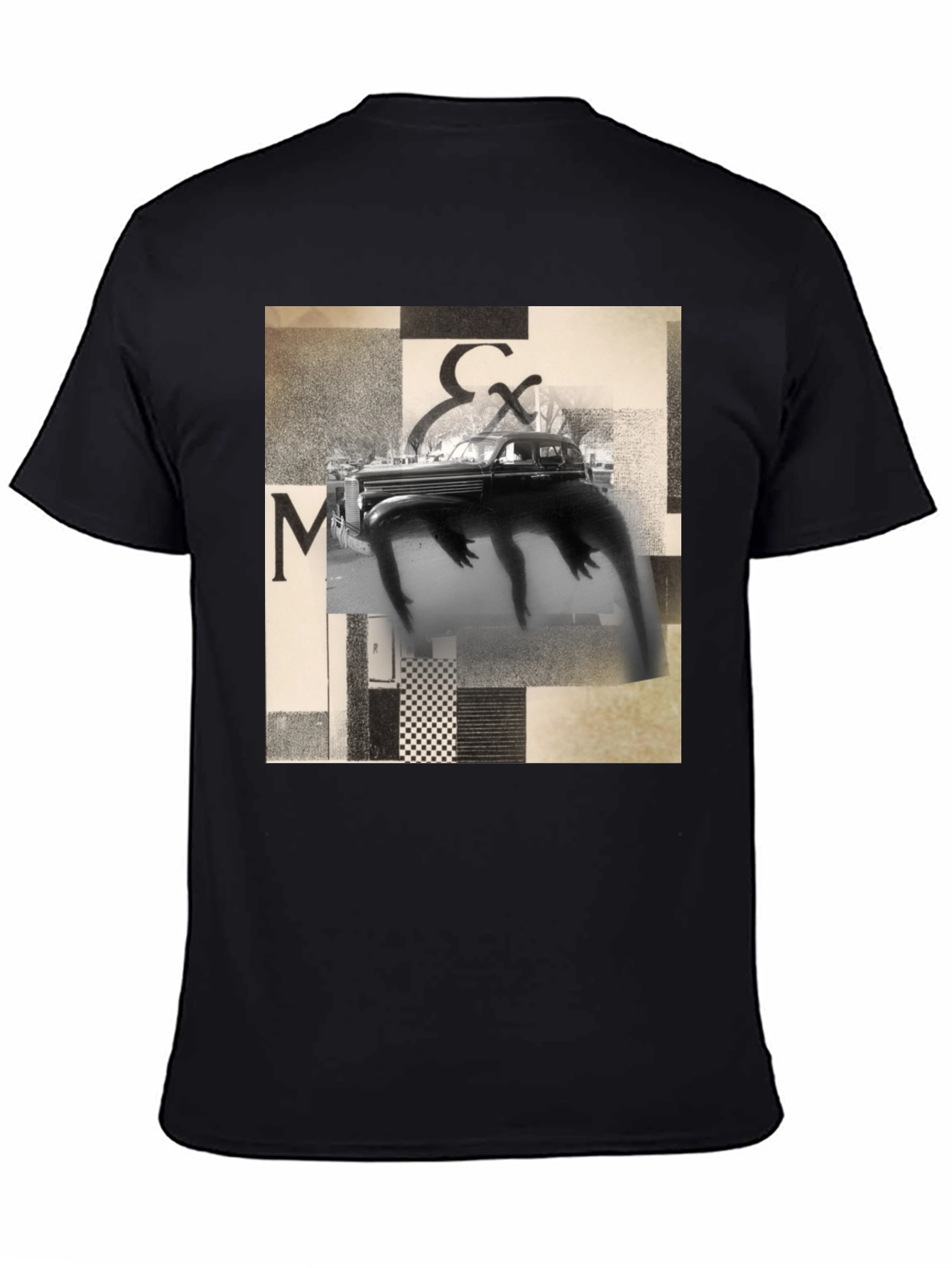 Abstract Art Black T-Shirt