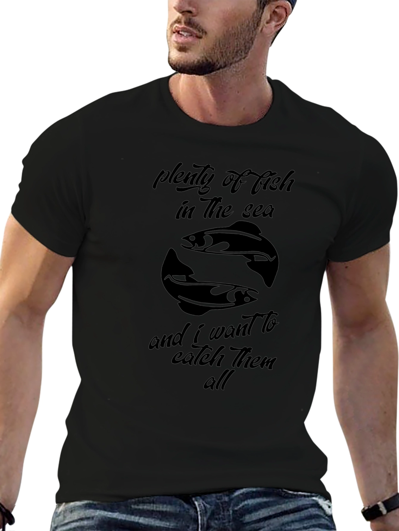 Plenty of Fish T-Shirt Catch Them All Graphic Tee