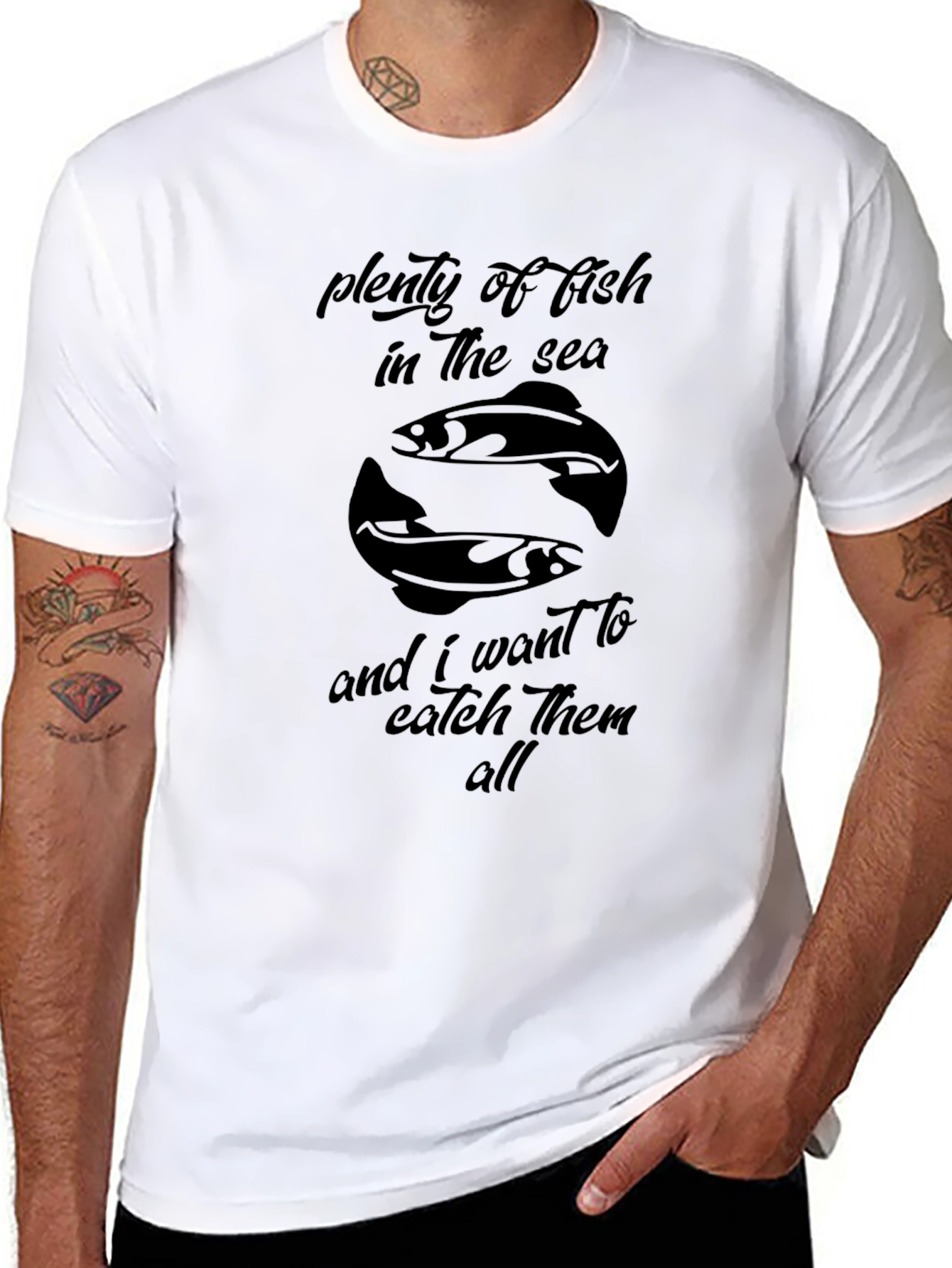 Plenty of Fish T-Shirt Catch Them All Graphic Tee