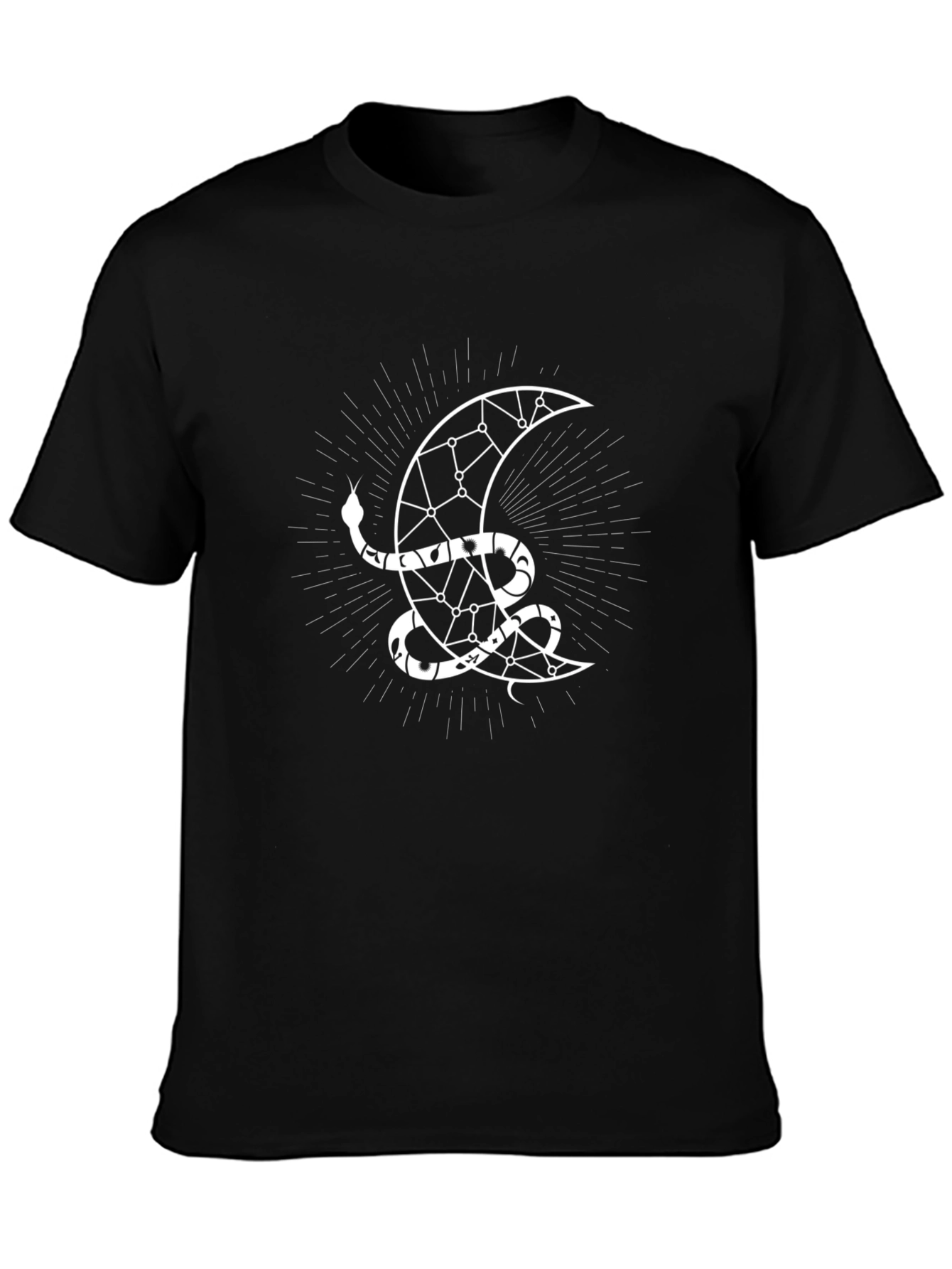 Constellation Snake Moon Graphic Tee