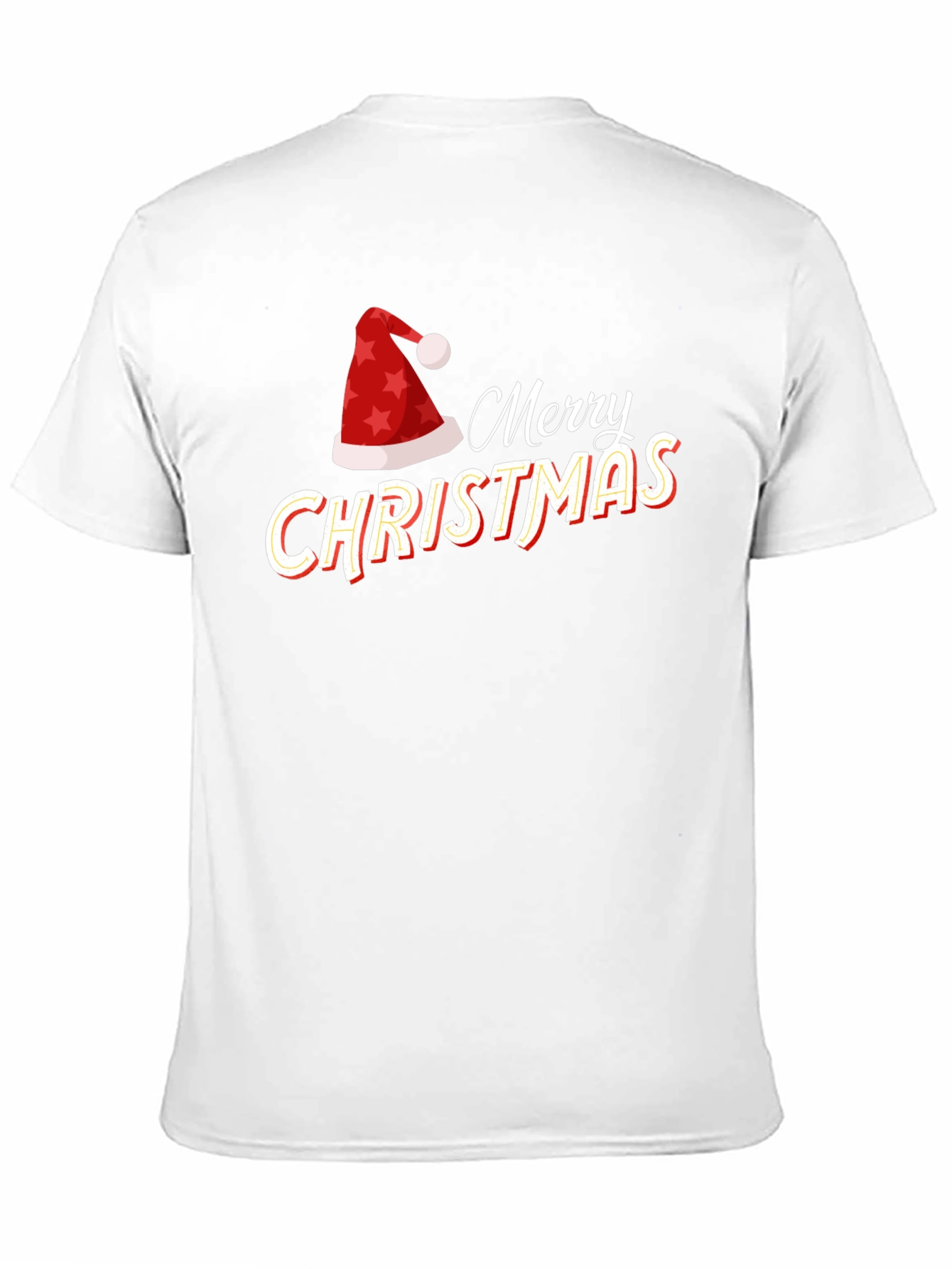 Festive Merry Christmas Graphic Tee - Holiday Season Apparel