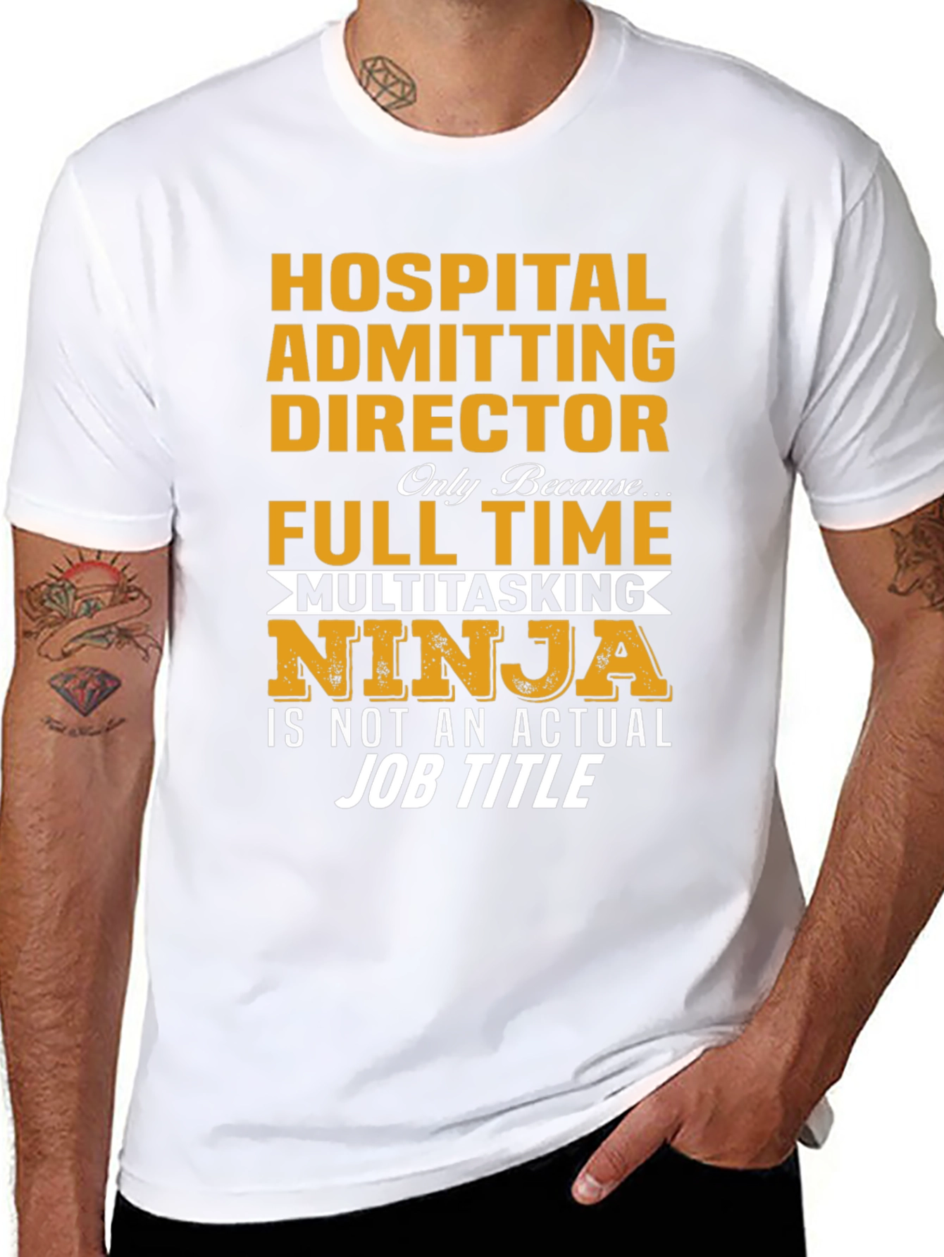 Hospital Admitting Director T-Shirt - Multitasking Ninja