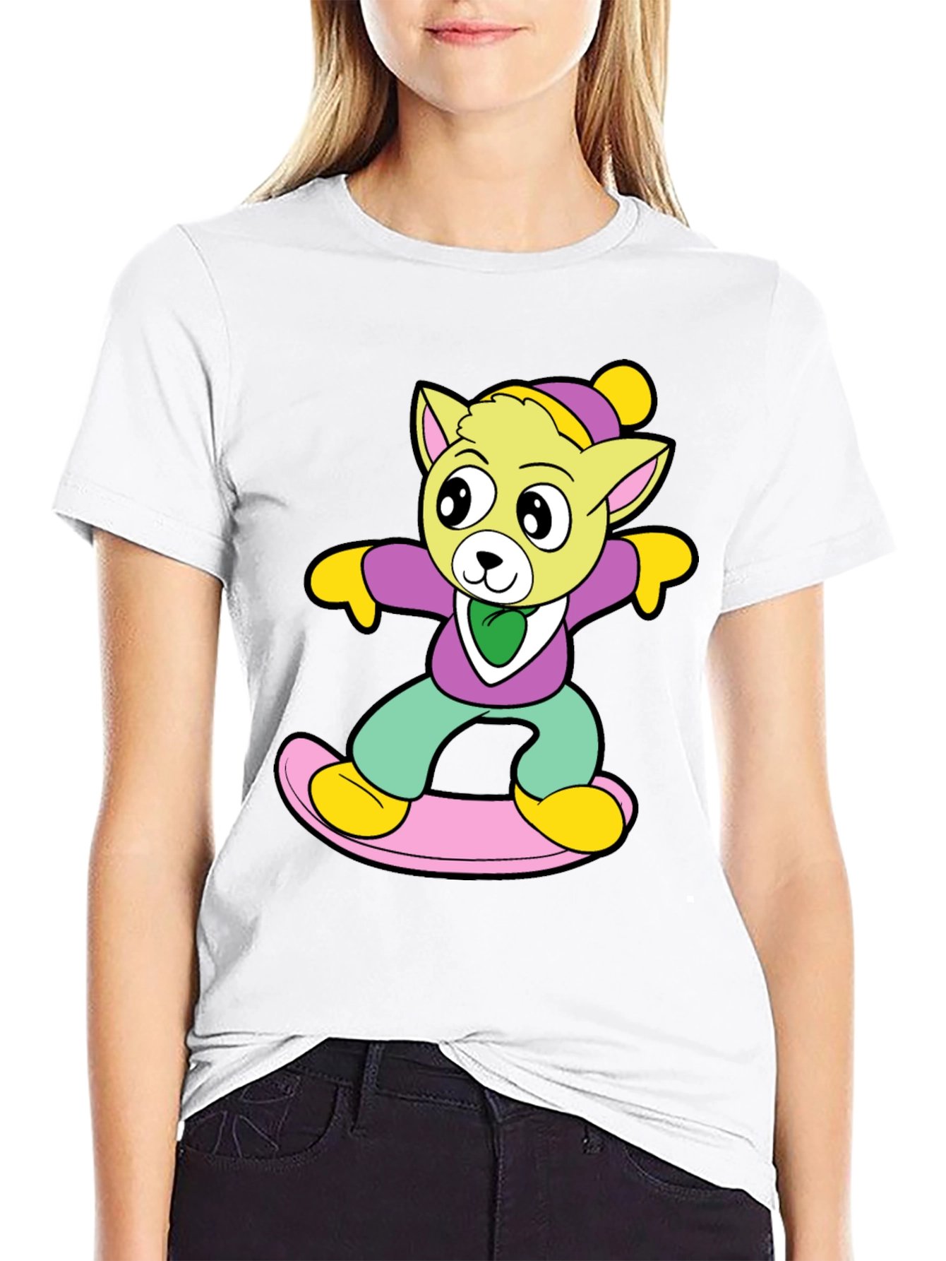 Cartoon Snowboarder T-Shirt