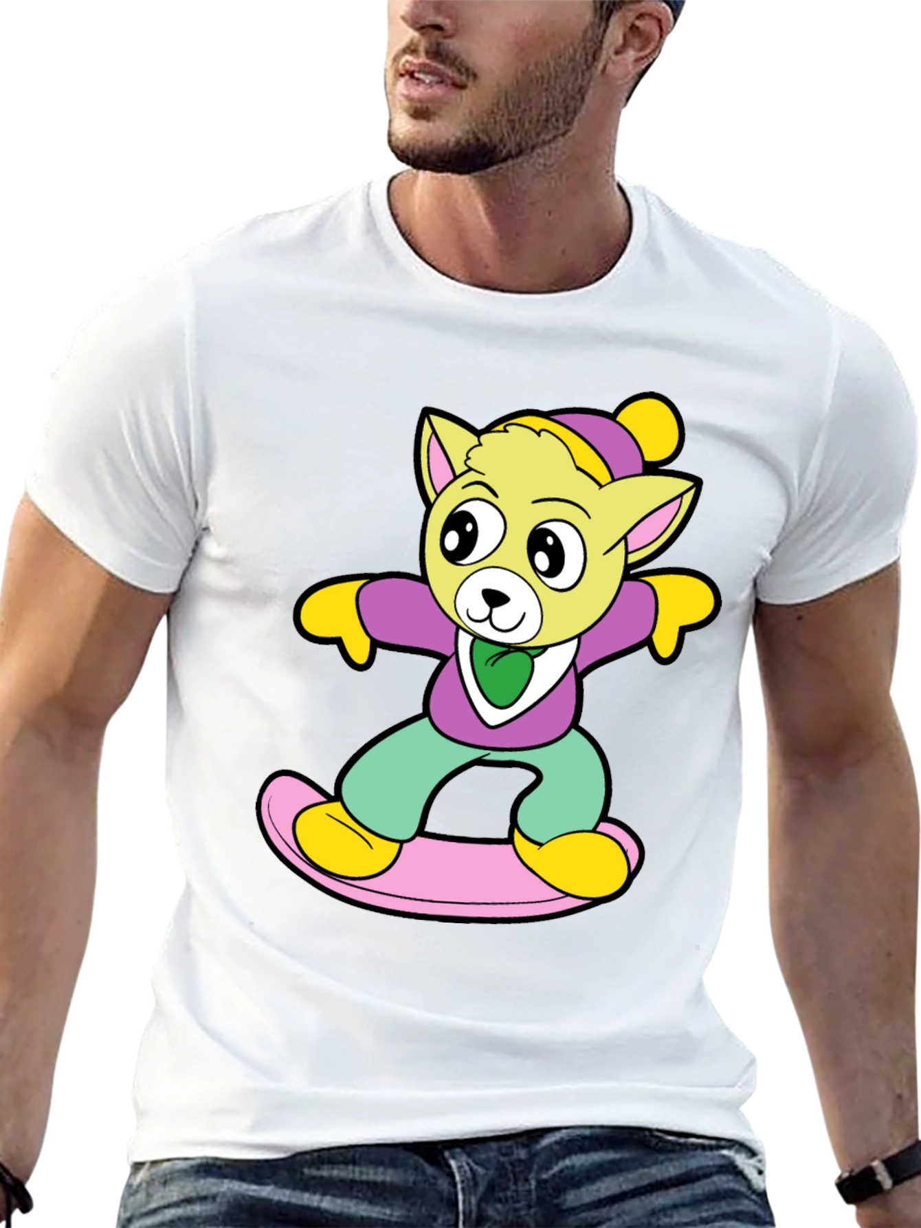 Cartoon Snowboarder T-Shirt