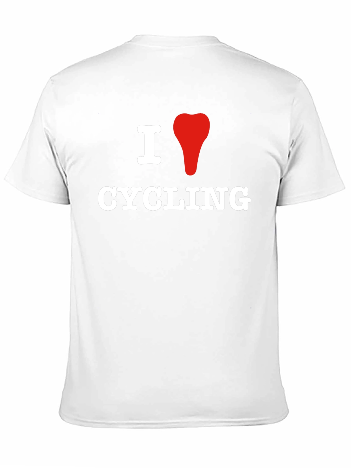 I Love Cycling T-Shirt - Black Graphic Tee