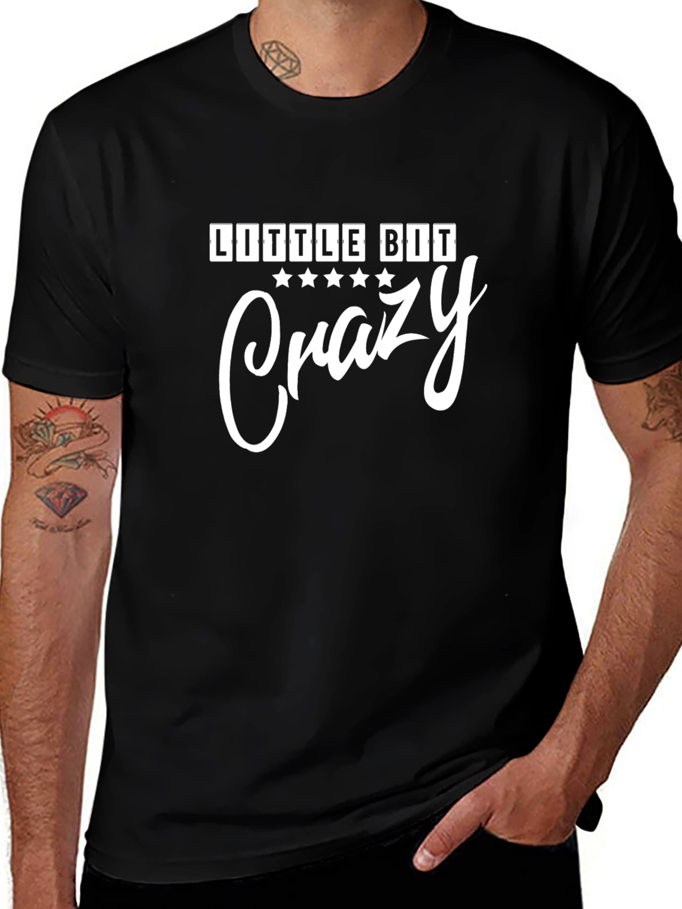 Little Bit Crazy Graphic T-Shirt