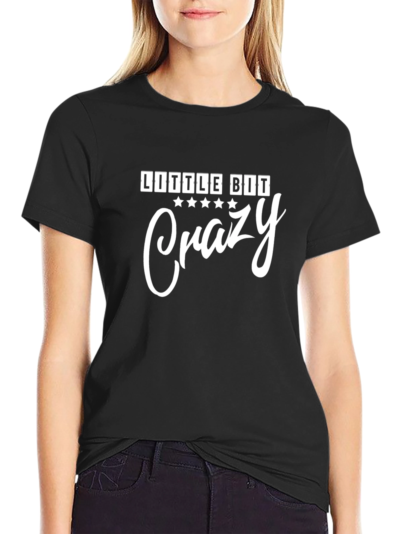 Little Bit Crazy Graphic T-Shirt