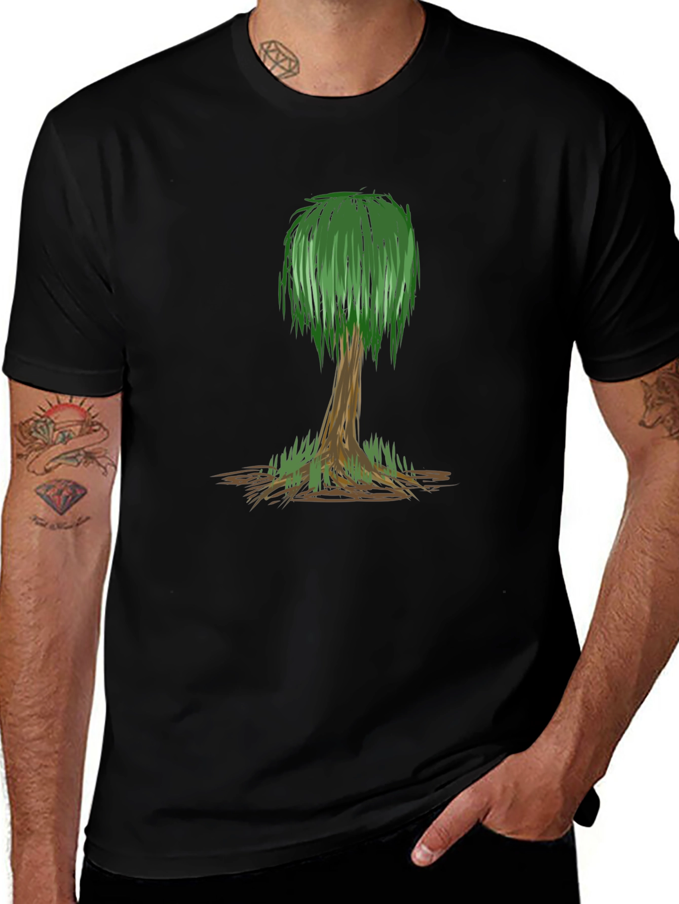 Willow Tree Graphic Tee - Nature Lovers Style