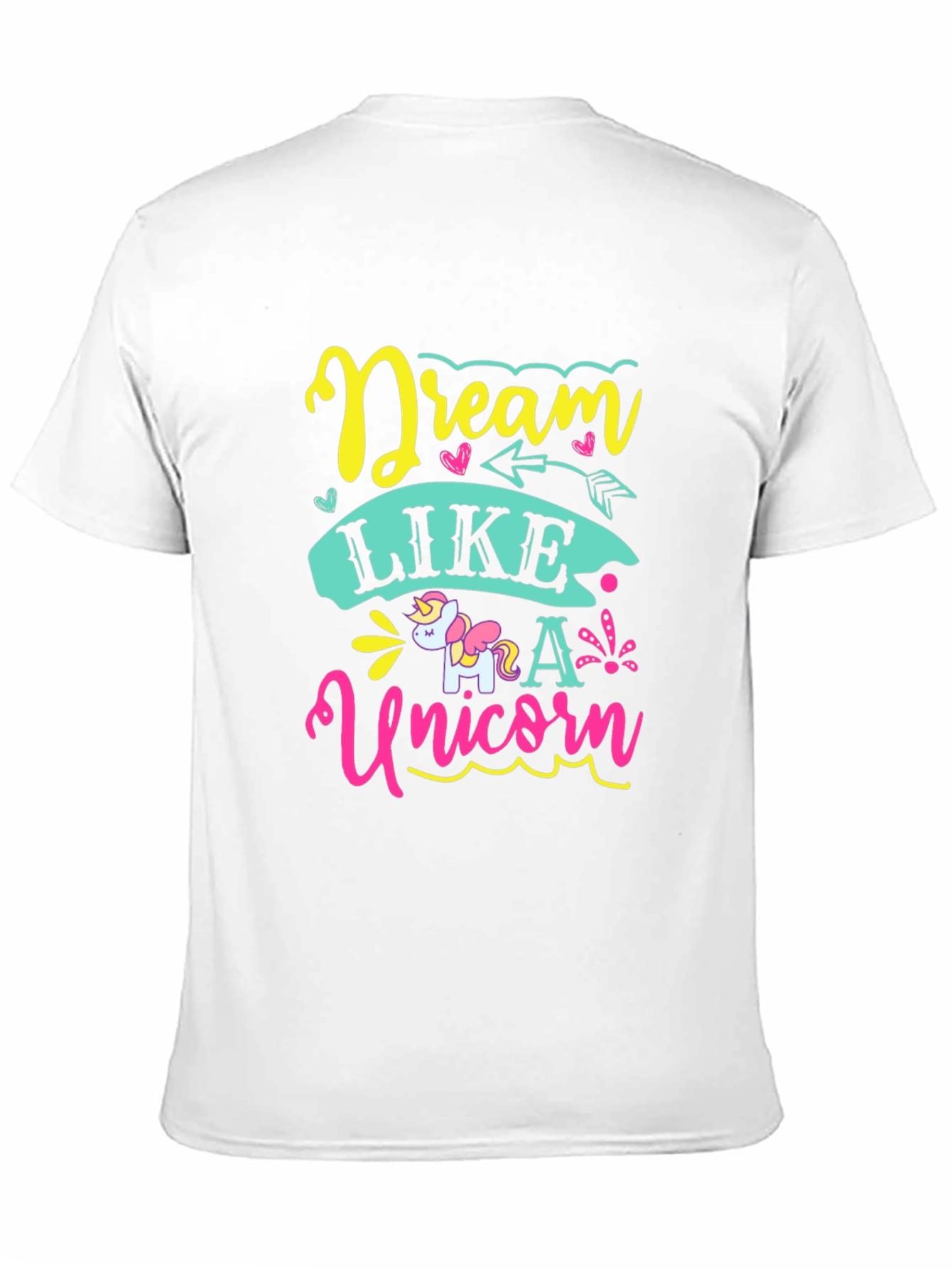 Dream Like a Unicorn Black T-Shirt