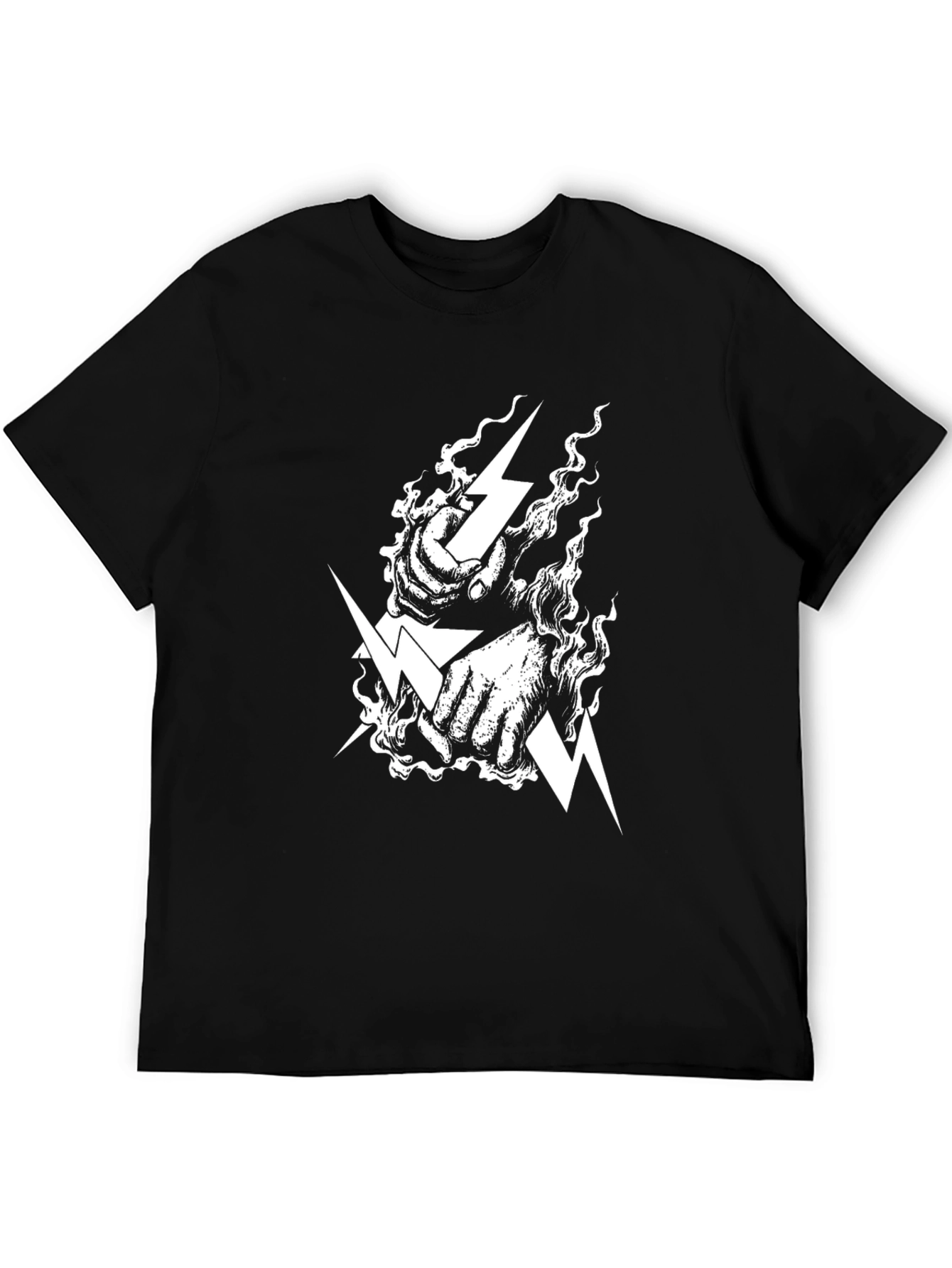 Electric Fist Graphic T-Shirt - Rock Concert Ready
