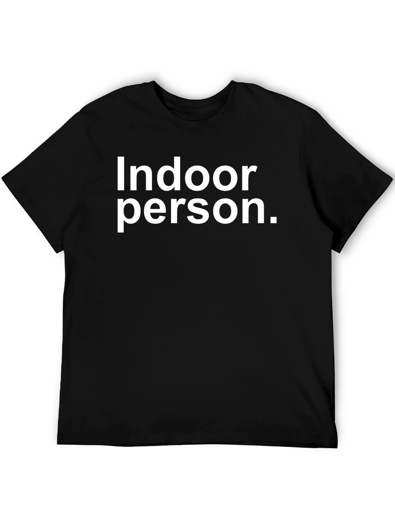 Indoor Person Graphic Tee - Comfy & Stylish
