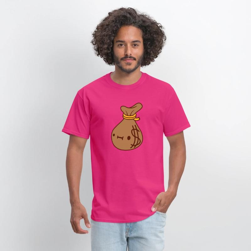 face dollar money sack