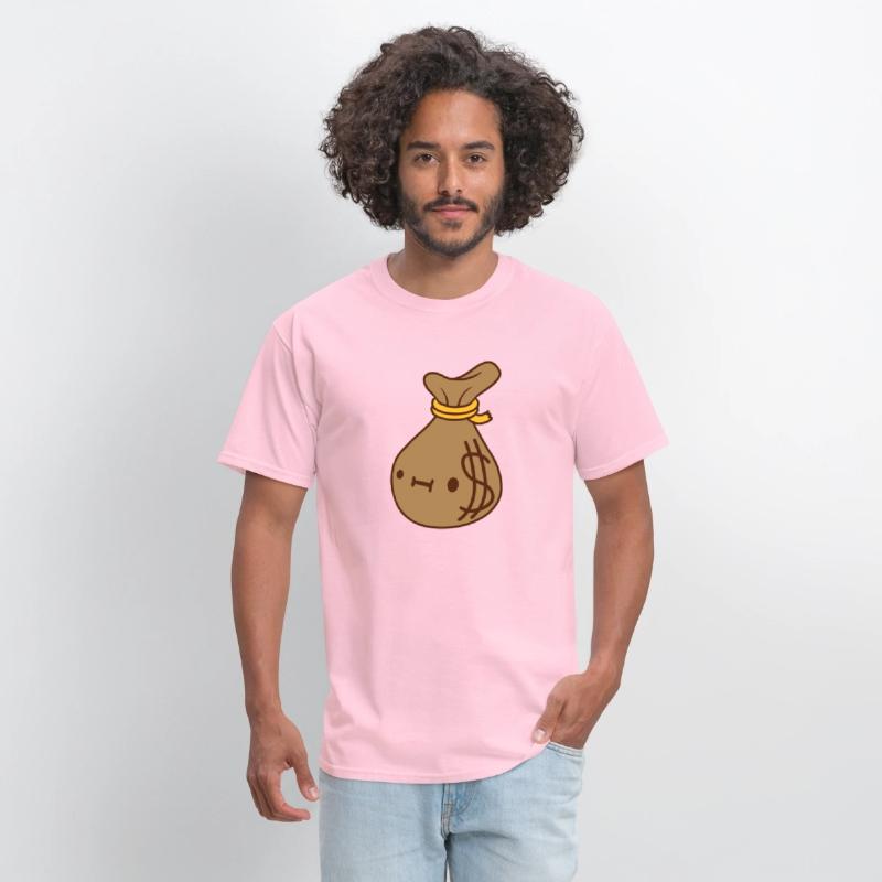 face dollar money sack