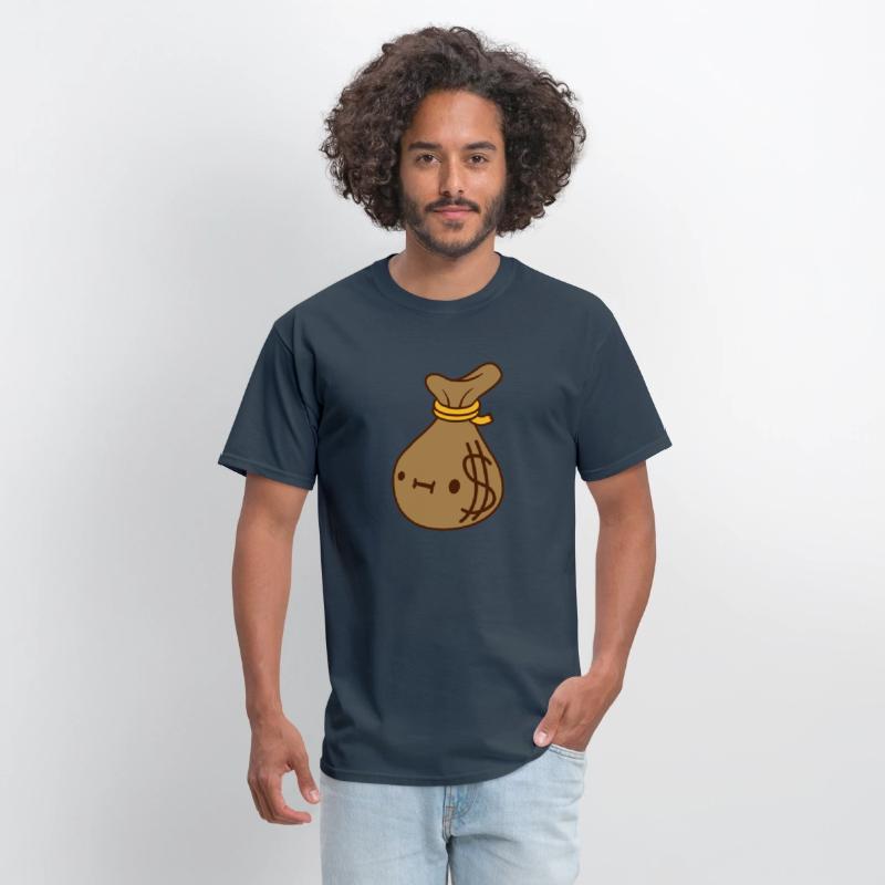 face dollar money sack