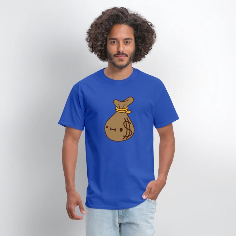 face dollar money sack