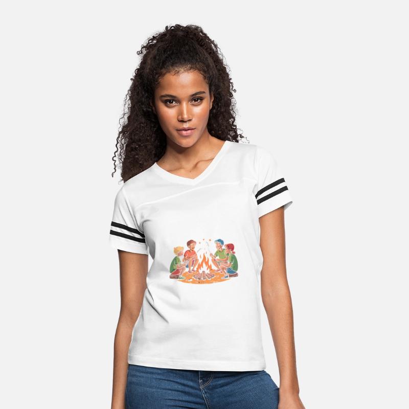 Family Camping Crew– Funny Campfire Group T-Shirt