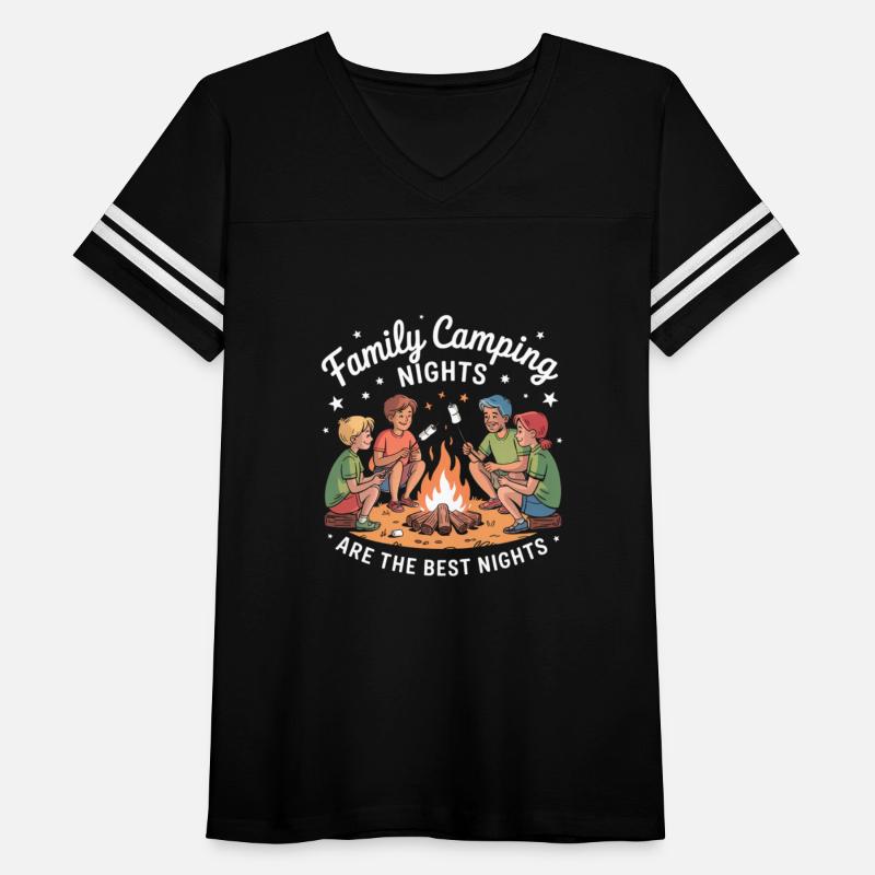 Family Camping Crew– Funny Campfire Group T-Shirt