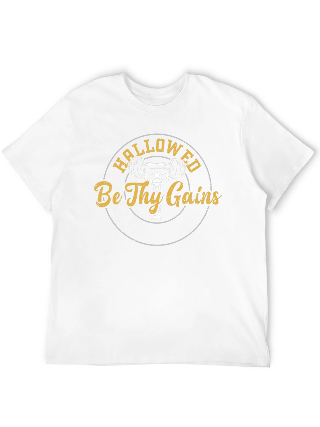 Hallowed Be Thy Gains Gym T-Shirt
