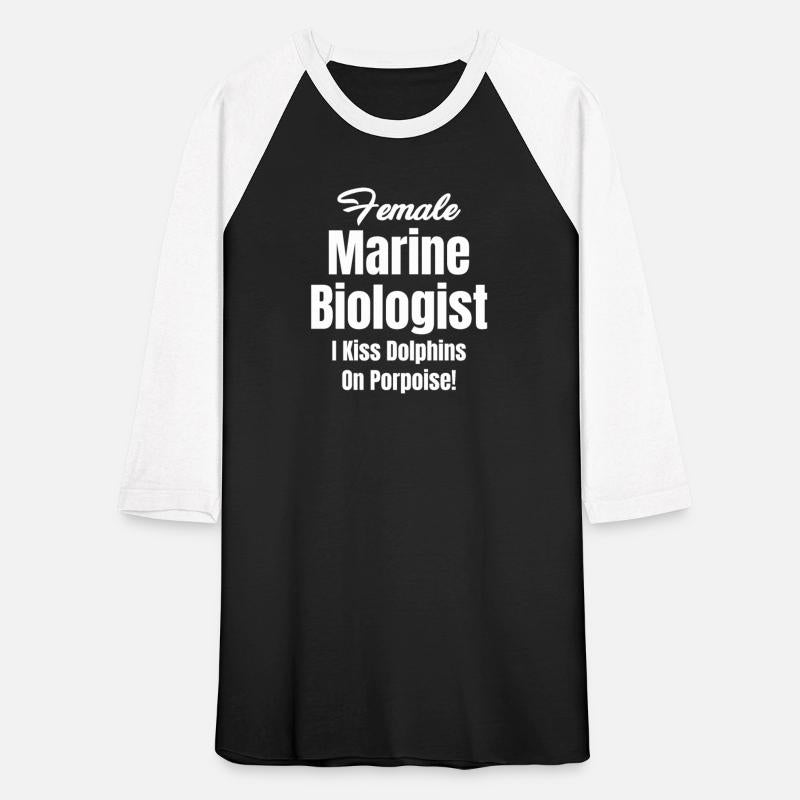 Female Marine Biologist I Kiss Dolphin On