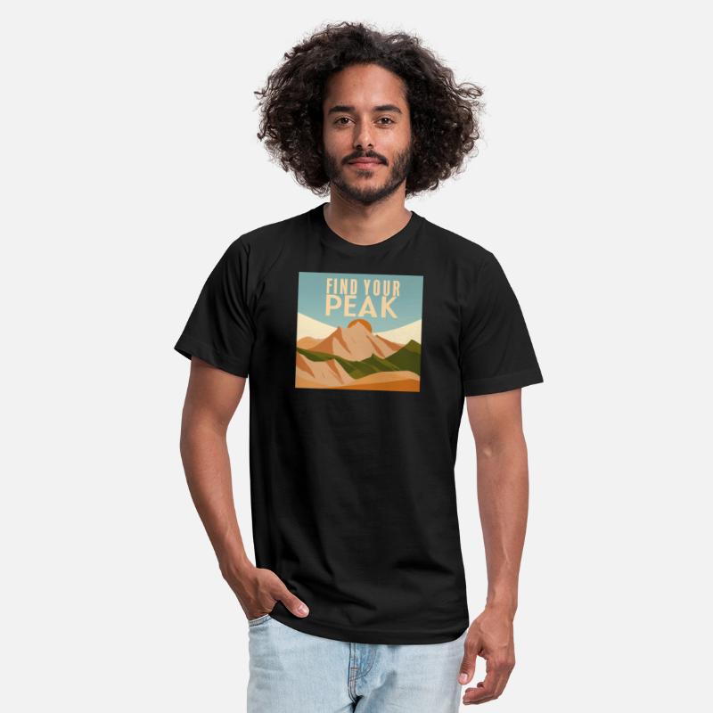 Find Your Peak Inspirational Mountain Design