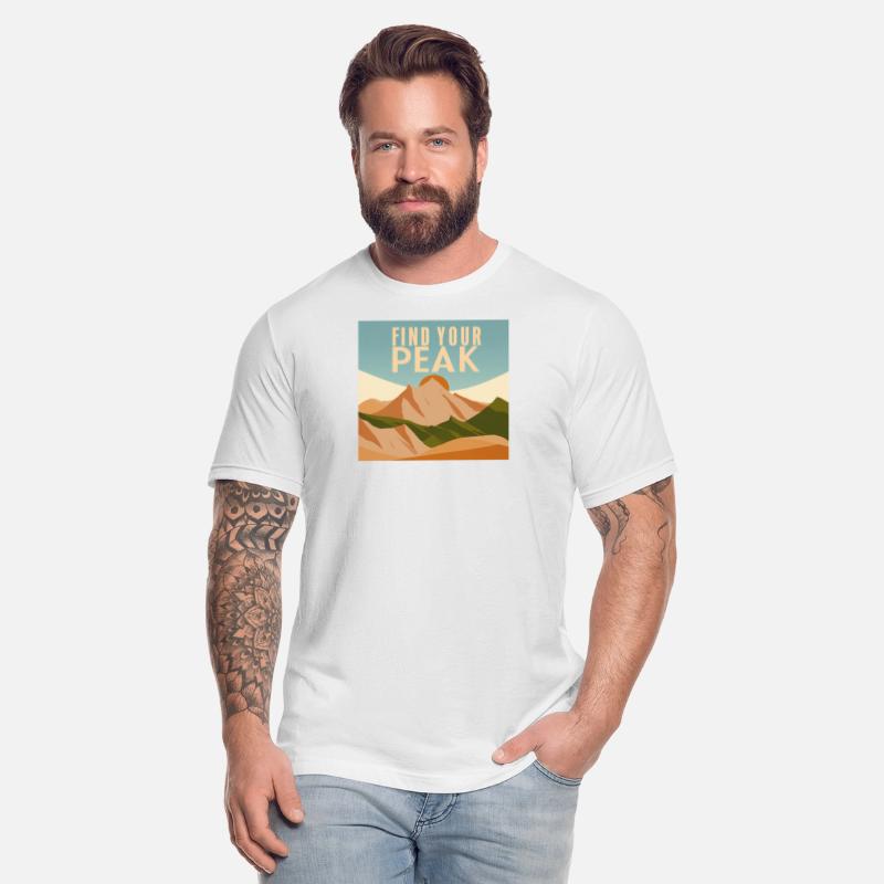 Find Your Peak Inspirational Mountain Design