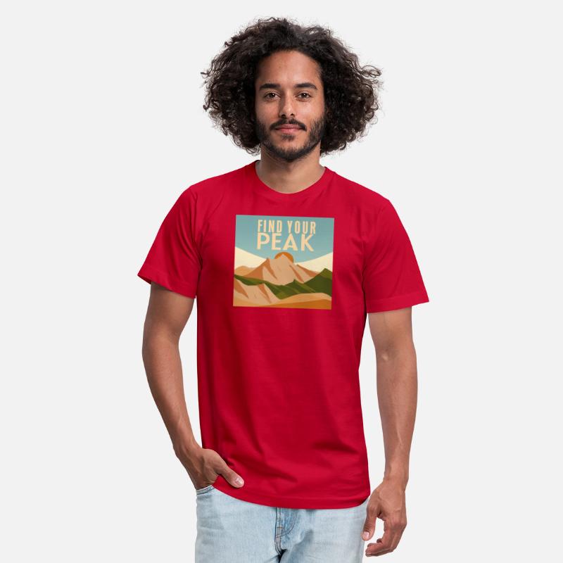 Find Your Peak Inspirational Mountain Design