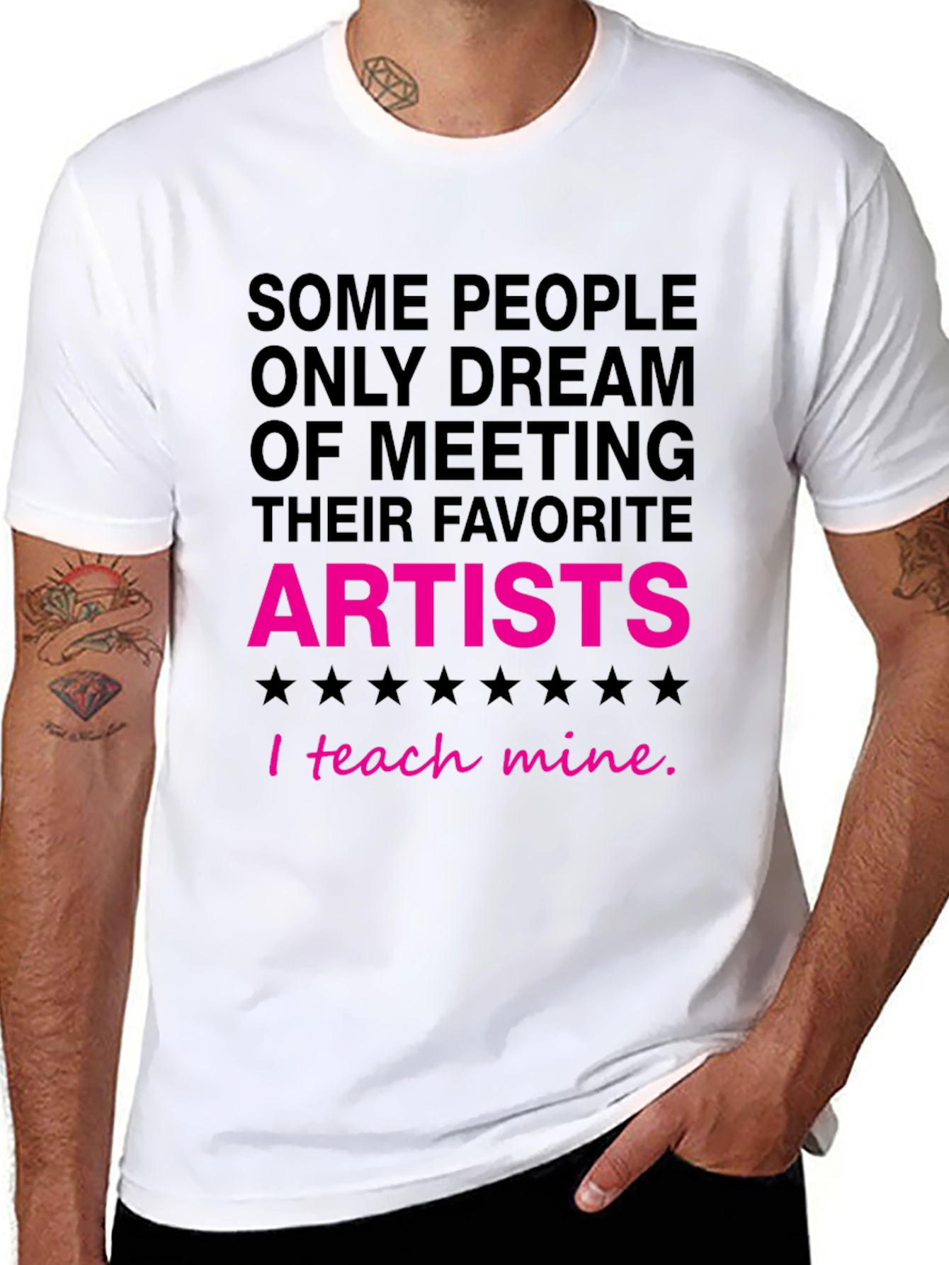 I Teach Mine Artist T-Shirt