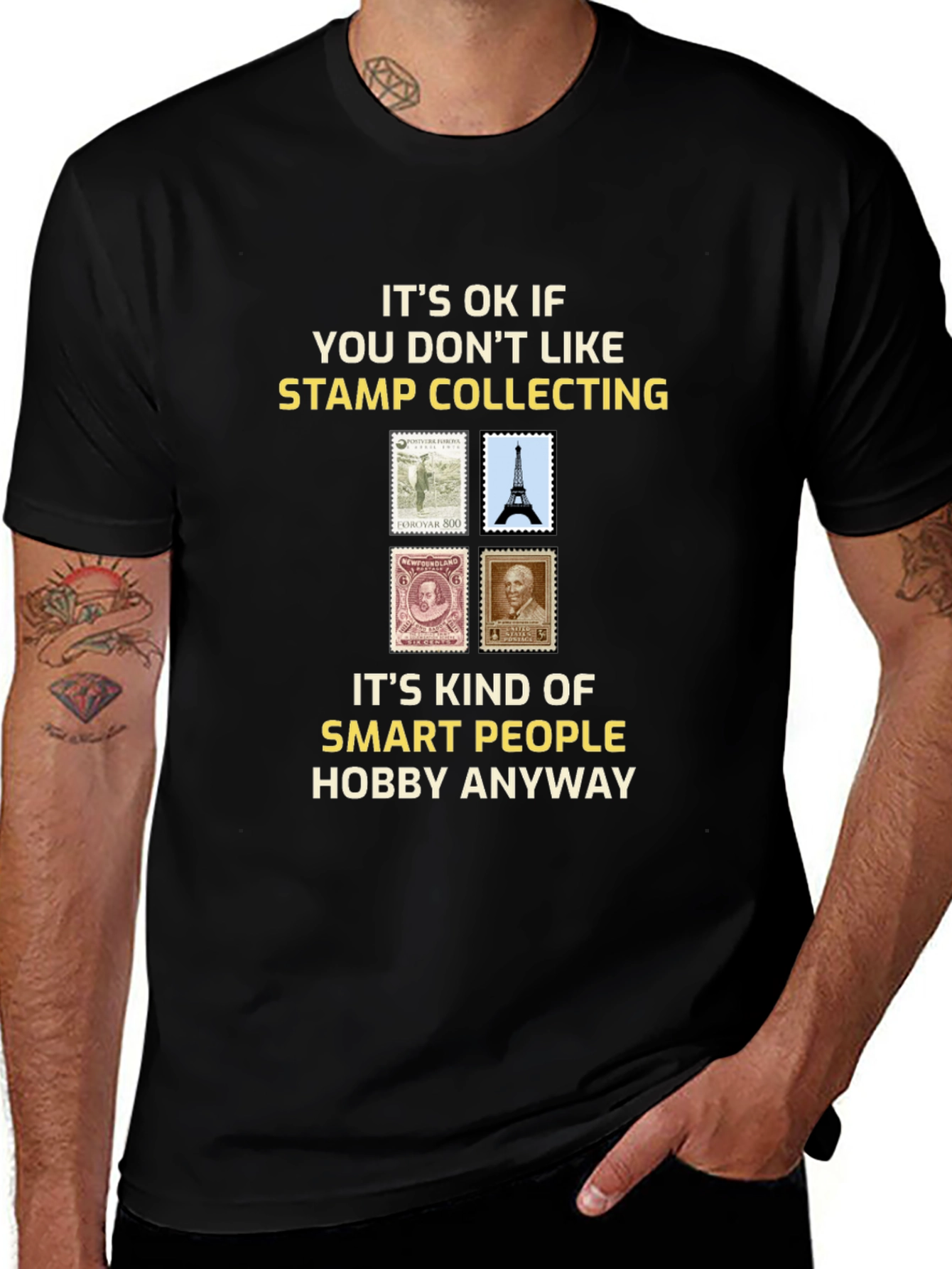 Stamp Collecting Smart People Hobby T-Shirt